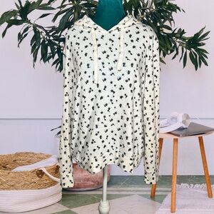 Cece By Cynthia Steffe Dainty Floral Hoodie